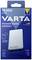 Blue packaging of a VARTA Power Bank with 15000 mAh. Promises '*83 hours of talk time*'. Contains USB Type-C and two USB-A ports.