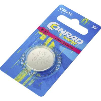 Buy Conrad energy CR2430 Button cell CR 2430 Lithium 290 mAh 3 V 1 pc(s)