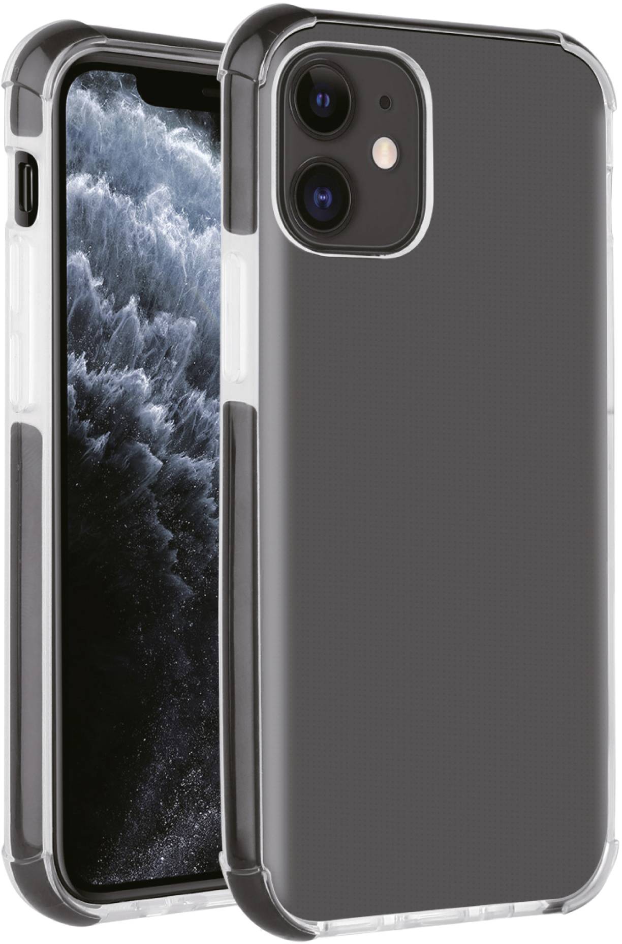 Image of Vivanco RSCVVIPH12M/PT Back cover Apple iPhone 12, iPhone 12 Pro Black, Transparent