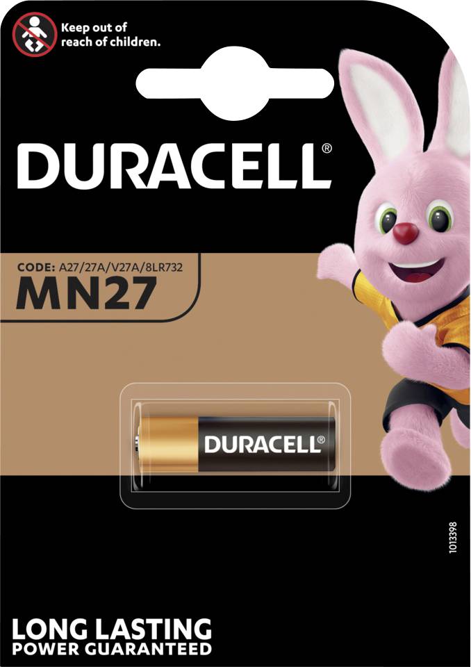 Duracell MN27 Non-standard battery 27A Alkali-manganese 12 V 18 mAh 1 pc(s)