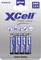 'XCell XTREME Lithium AAA 1.5V Batteries, Pack of 5' on grey packaging. Contains symbols for environmentally friendly features.