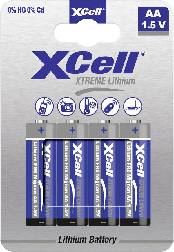 XCell XTREME FR6/L91 AA battery Lithium 1.5 V 4 pc(s)