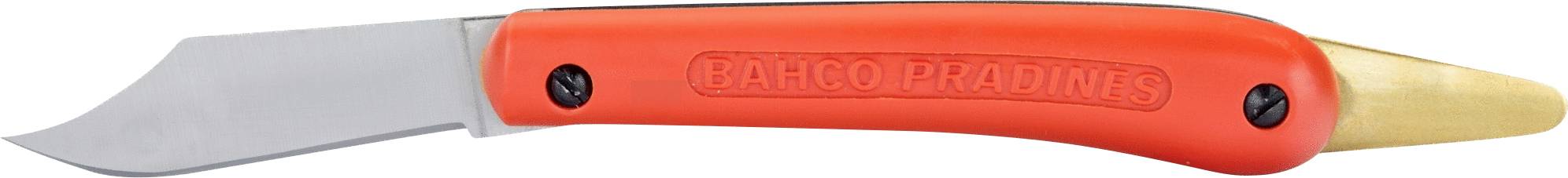 A penknife with a red handle and extended blade, suitable for crafts or outdoor activities.