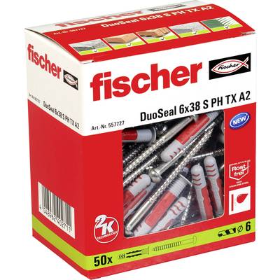 Fischer DuoSeal Dowel 38 mm 6 mm 557727 50 pc(s)