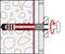 An illustration shows a bolt inserted into a wall anchor. The bolt is being screwed into the anchor with a clockwise motion indicated by a red arrow.