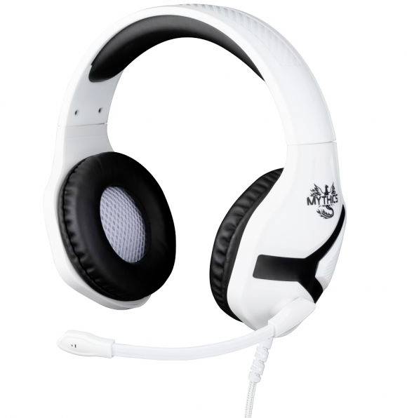 Konix NEMESIS PS5 HEADSET Gaming Over-ear headset Corded (1075100) Stereo Black/white Volume control
