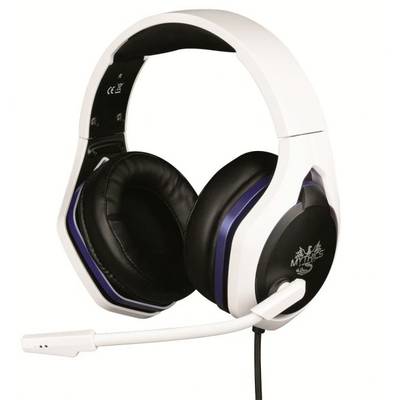 Image of Konix HYPERION HEADSET PS5 Gaming On-ear headset Corded (1075100) Stereo Black/white Volume control