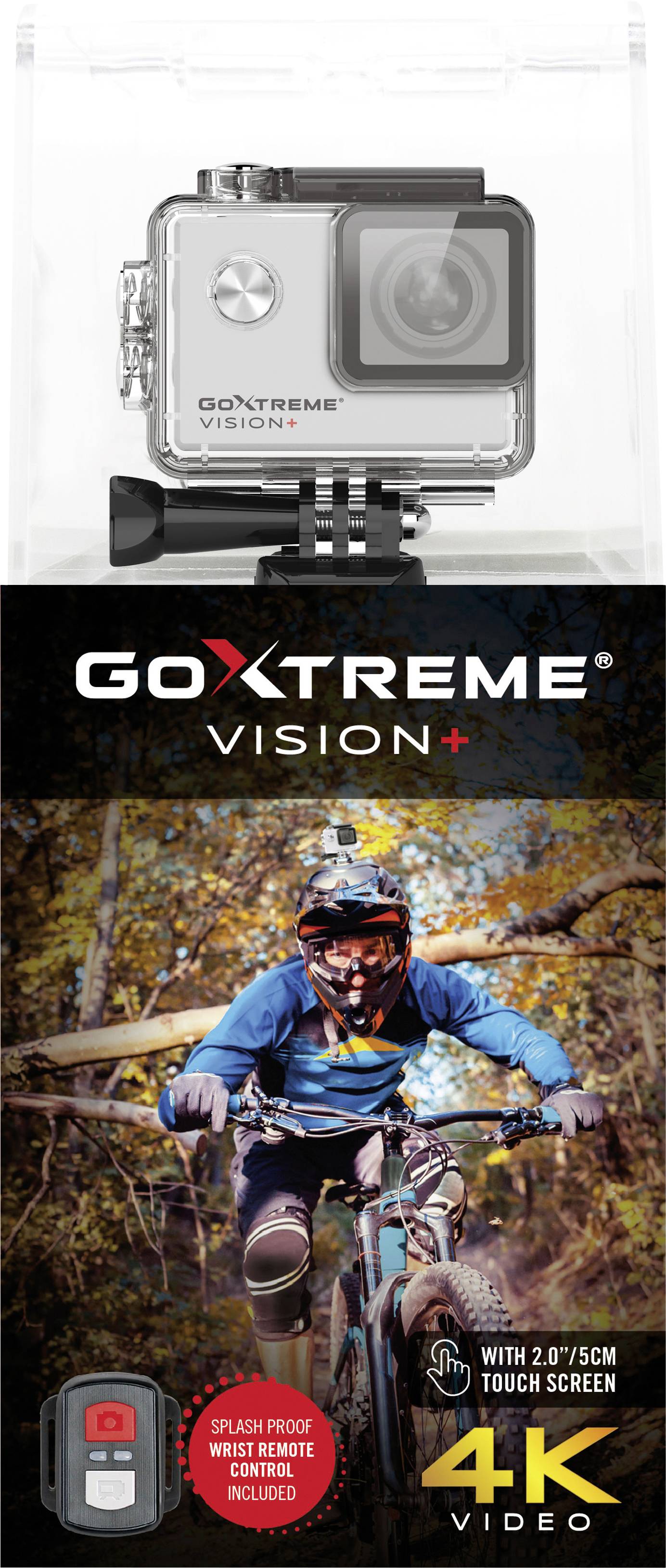 Easypix GoXtreme Vision 4K + Action camera 4K, Splashproof, Wi-Fi, Waterproof, Touchscreen-10
