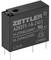 A black, rectangular Zettler relay with the marking 'AZ9371-1A-24DE'. It has multiple terminals and is rated for 5A, 277VAC/30VDC.