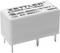 'Zettler Relay, Model AZ943-1C-12DE, Data: 8A 250V AC, 5A 250V.' A rectangular, white semiconductor component with four pins.