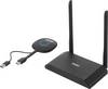 SpeaKa Professional SP-VShare Wireless 4K UHD speaker system 50 m 2.4 GHz, 5 GHz, 5.8 GHz 3840 x 2160 Pixel 4-way multi-viewer switch, Digital whiteboard function , Secure wireless transmission, Airplay and DLNA compatibility