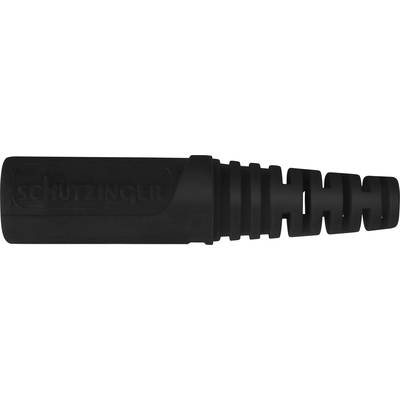 A black, cylindrical object with teeth and the word 'SCHÜTZINGER' embossed on the left side.