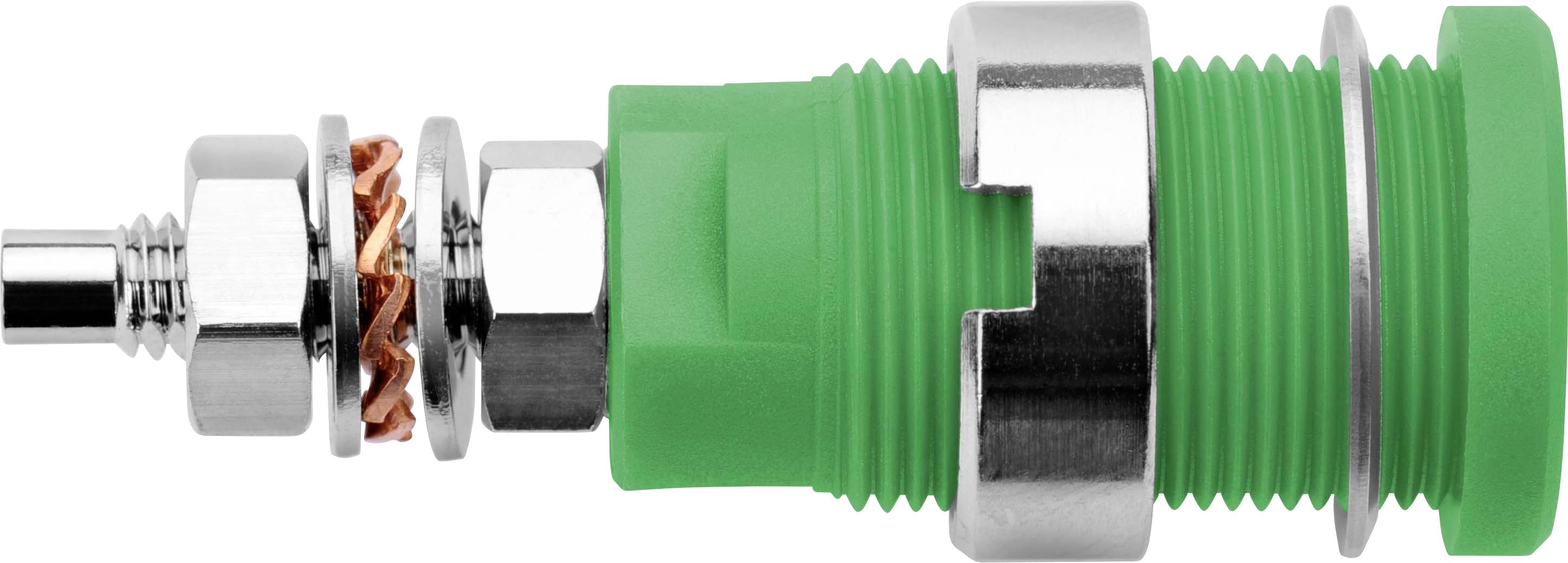 Schützinger seb6448 Green Safety Socket 4mm Pin Ø 1,9mm 854598 