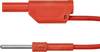 Schützinger AL 8323 / 1 / 100 / RT Adapter lead 4 mm plug 4 mm plug Red 1 pc(s)