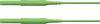Schützinger Safety test lead 4 mm plug 4 mm plug 100.00 cm Green 1 pc(s)