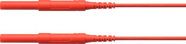 Schützinger HSPL 8568 / AWG16 / 100 / RT Safety test lead 4 mm plug 4 mm plug Red 1 pc(s)