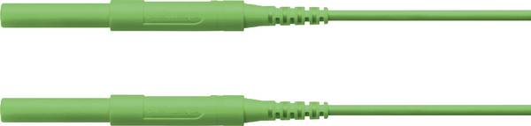 Schützinger Safety test lead 4 mm plug 4 mm plug 150.00 cm Green 1 pc(s)