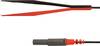 Schützinger KML 7848 Au / PZ / 150 / RT Test lead 4 mm plug Kelvin clip Red 1 pc(s)