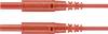 Schützinger Test lead 2 mm plug 2 mm plug 50.00 cm Red 1 pc(s)
