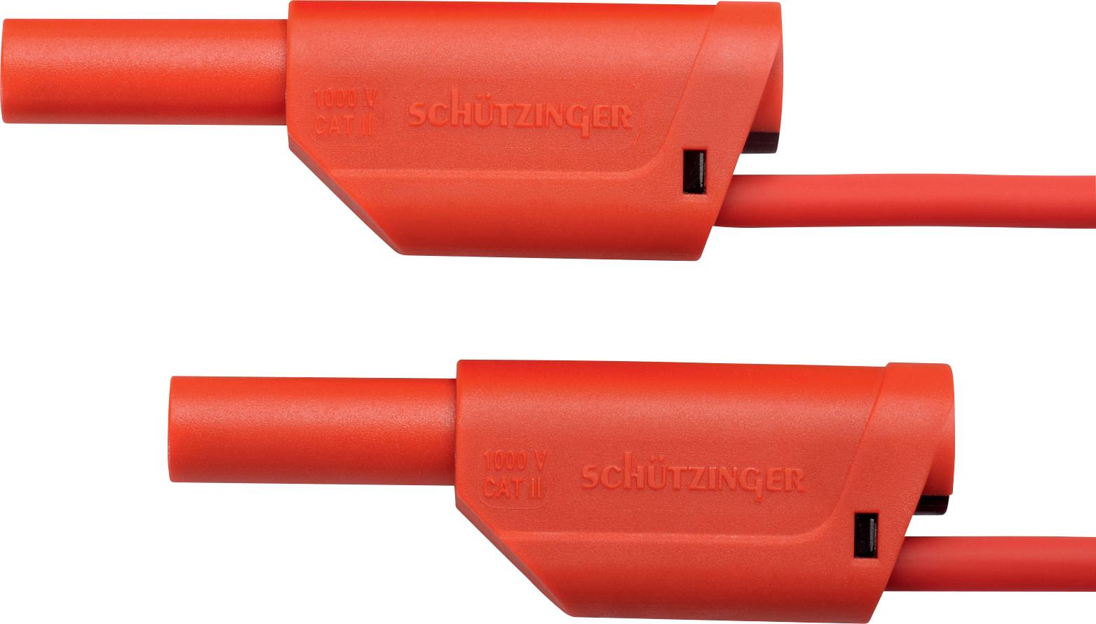 Schützinger VSFK 5000 / 1 / 100 / RT Connection cable 4 mm plug 4 mm plug Red 1 pc(s)-0