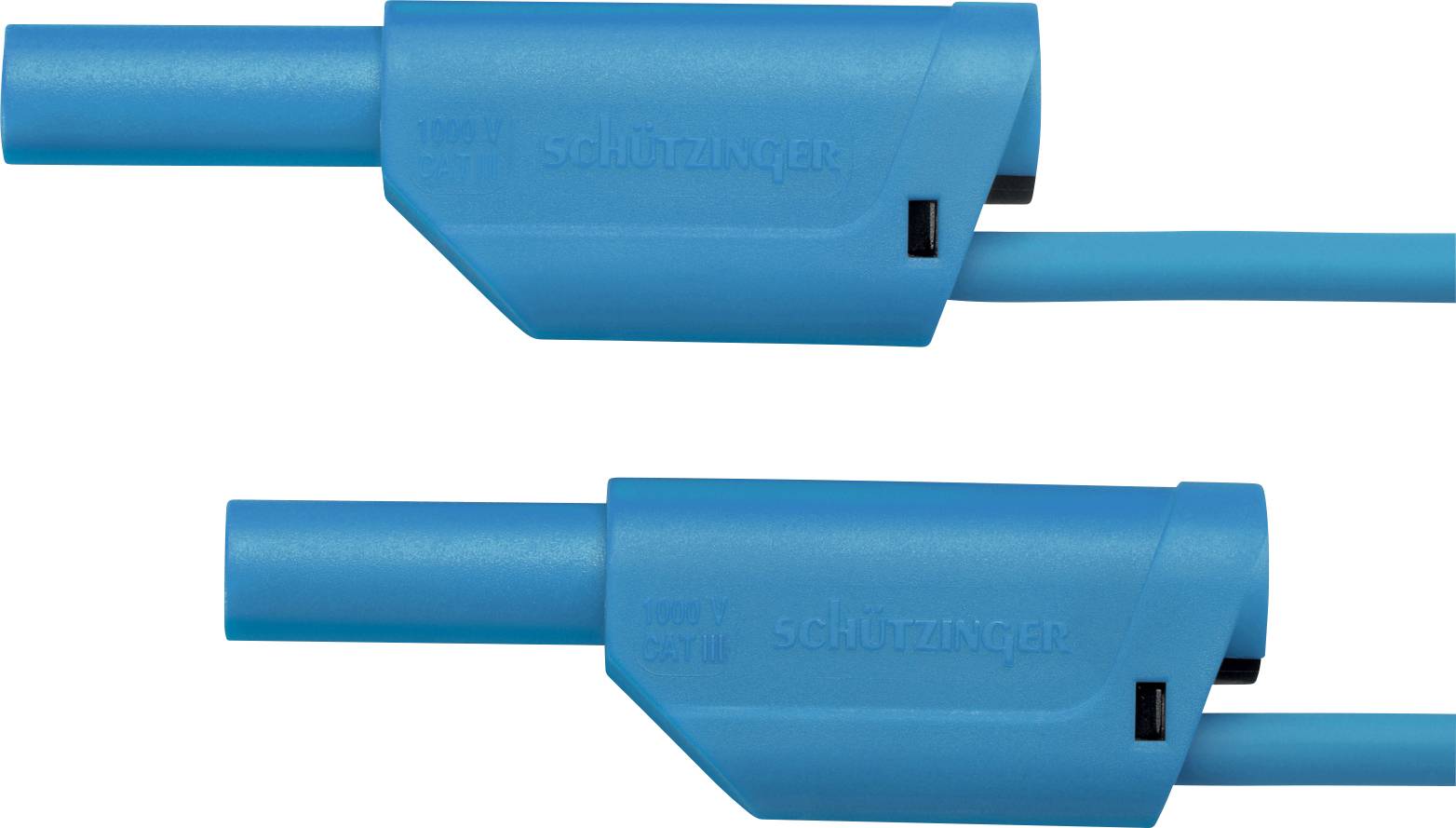 Schützinger VSFK 6000 / 1 / 100 / BL Connection cable 4 mm plug 4 mm plug Blue 1 pc(s)-0