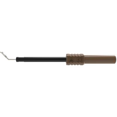 'Desoldering Pump', a desoldering tool with a brown handle and metal tip, used for removing solder from electronic circuits.