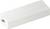 A rectangular, white plastic block with a small, rectangular recess on the left side.