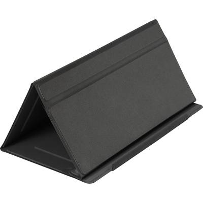 Purchasing a tablet stand, folded in a triangular shape.