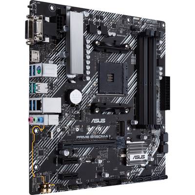 A black motherboard with various ports and slots, suitable for computer technology and connections.
