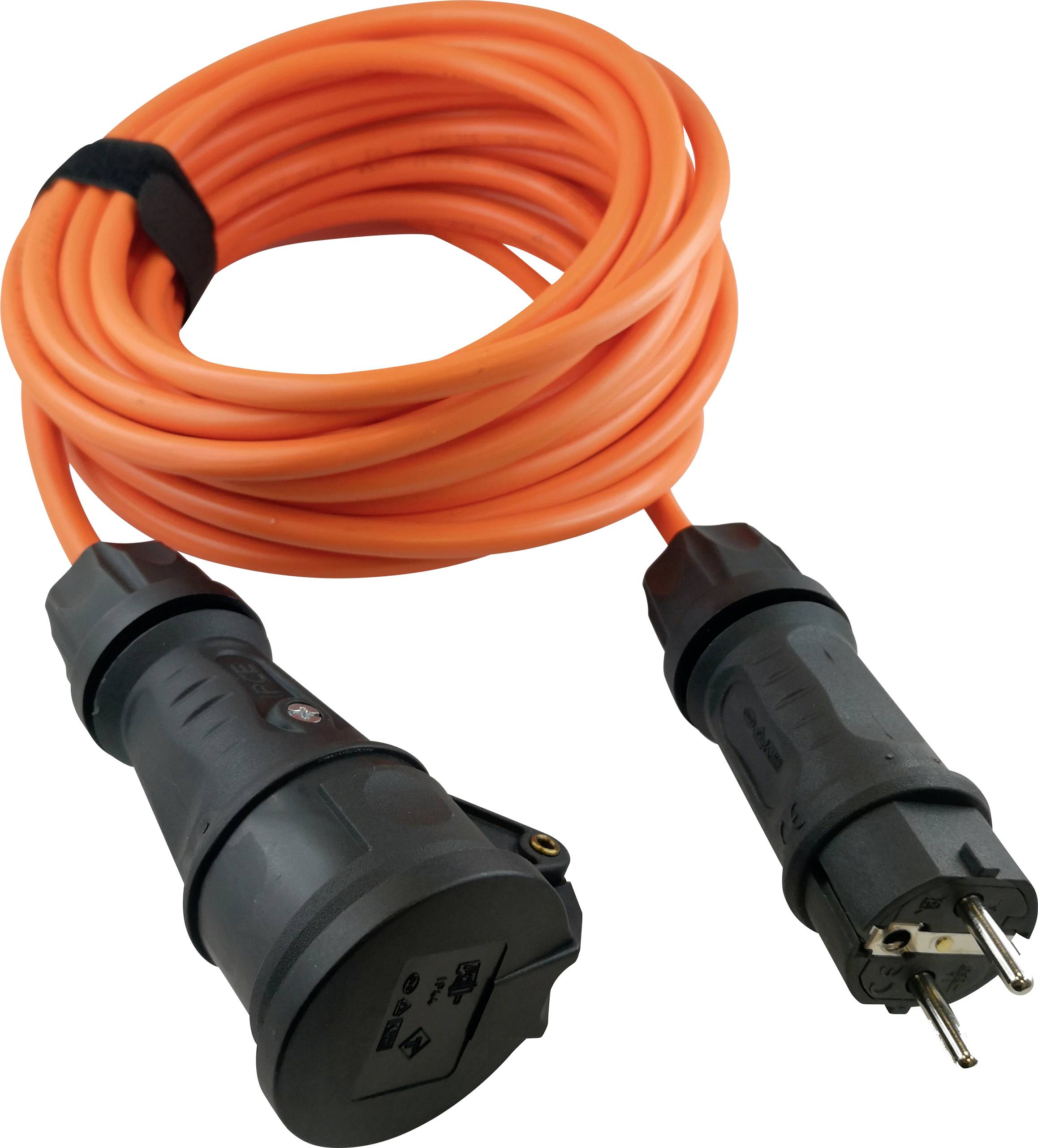 Image of HAWA R7032 Current Cable extension 16 A Orange 10.00 m H07BQ-F 3G 1,5 mm²