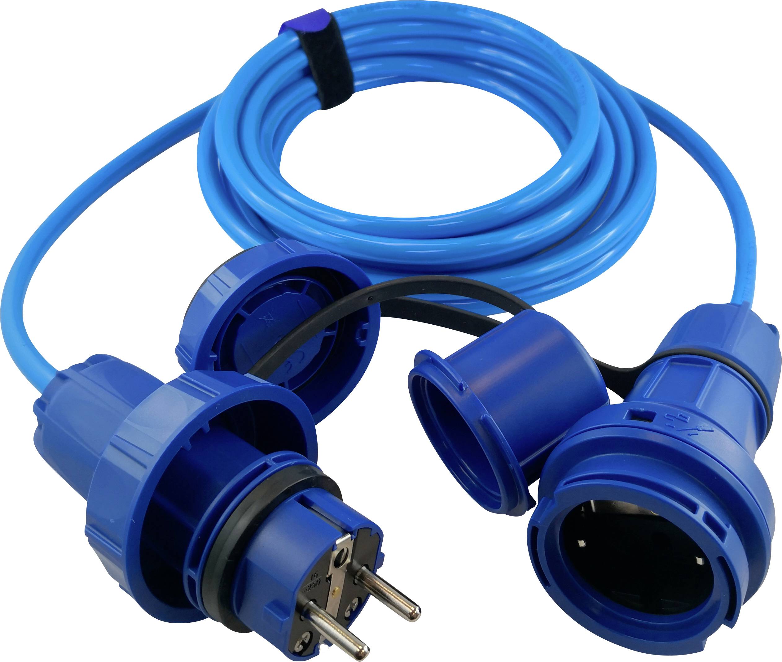 Image of HAWA R7034 Current Cable extension 16 A Blue 5.00 m