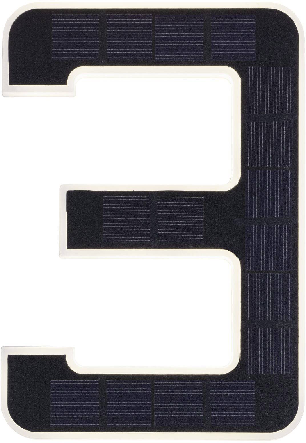 The number "One" in a stylised, dark design with white contours.