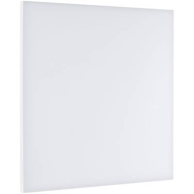 A white, square panel with a smooth surface. It appears slightly glossy and minimalist in design.
