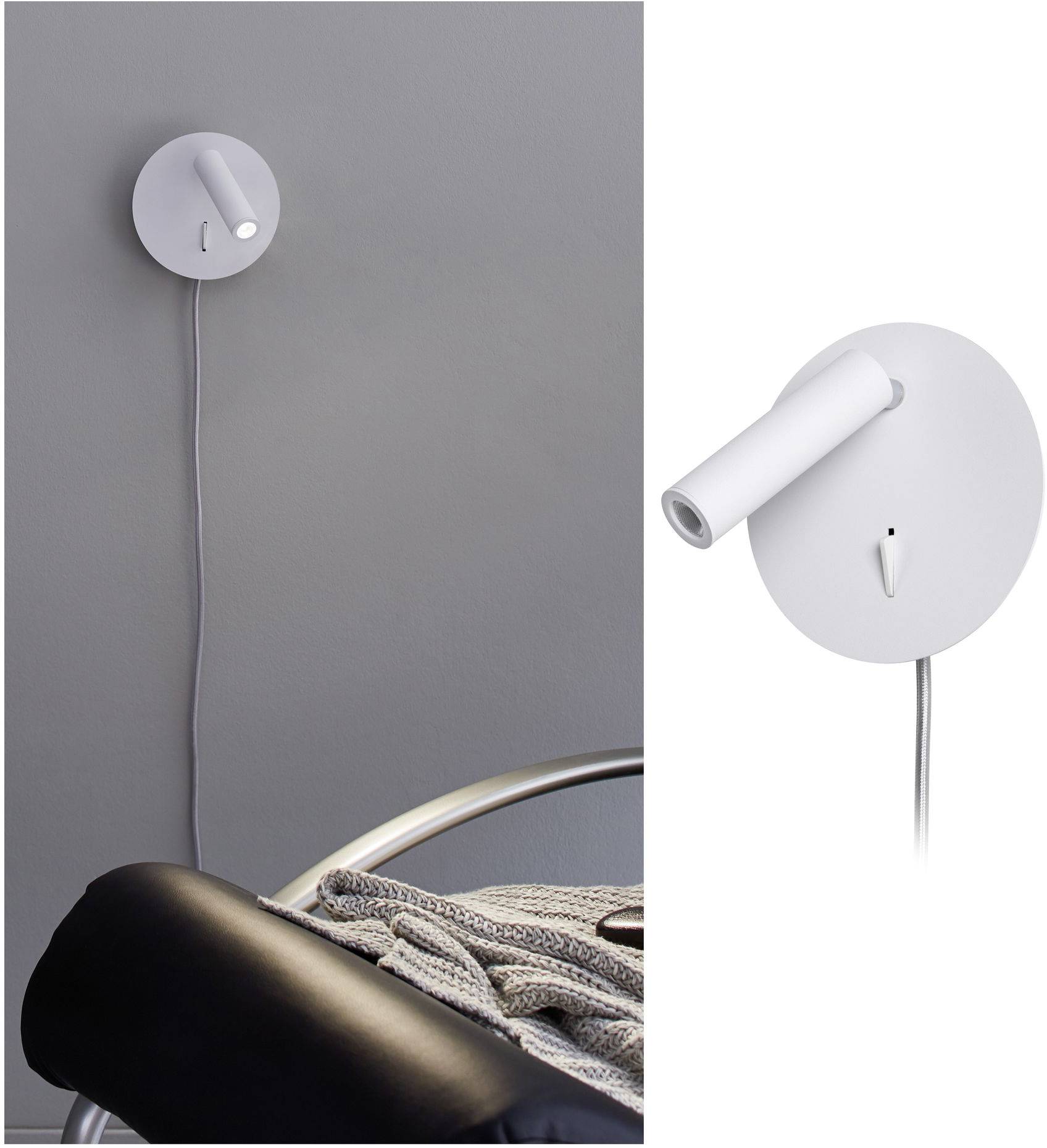Paulmann Tabari 78917 LED wall light 3.2 W LED (monochrome) White, Chrome