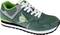 Green sports trainer with white laces, grey and green accents, and a stylised 'D' logo on the side.