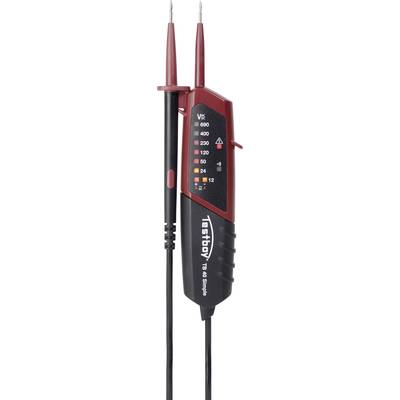 Testboy 40 Simple Two-pole voltage tester  CAT III 600 V Acoustic, LED