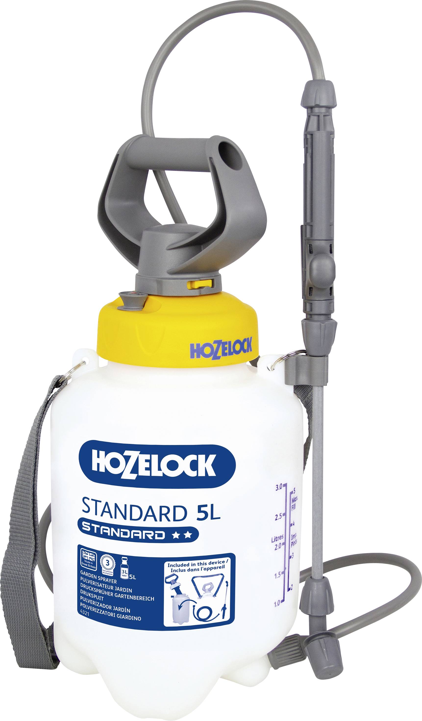 Hozelock 4230 0000 Standard 5 l Pump pressure sprayer 5 l