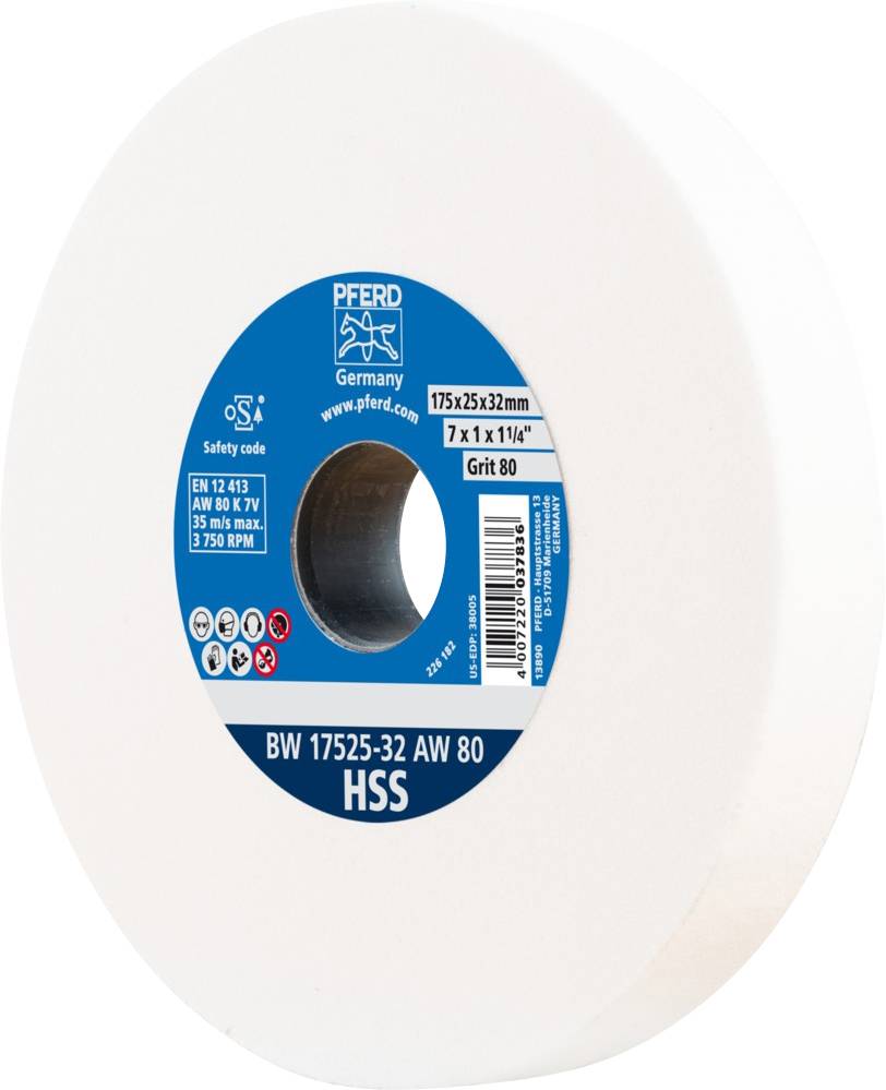 PFERD TOOLS 39009700 Bench grinder disc Diameter 175 mm Bore diameter 32 mm Steel 1 pc(s)-0