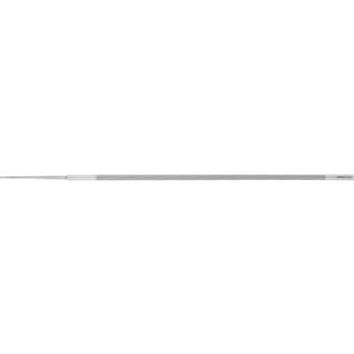 A silver ballpoint pen with a ribbed grip for better handling.