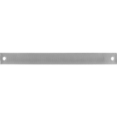 Cylindrical object with numerous fine grooves along its surface, positioned between two white points on its left and right sides.