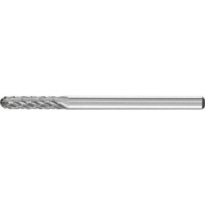 Metal milling cutter with a fluted surface, cylindrical shape, suitable for cutting or milling material.