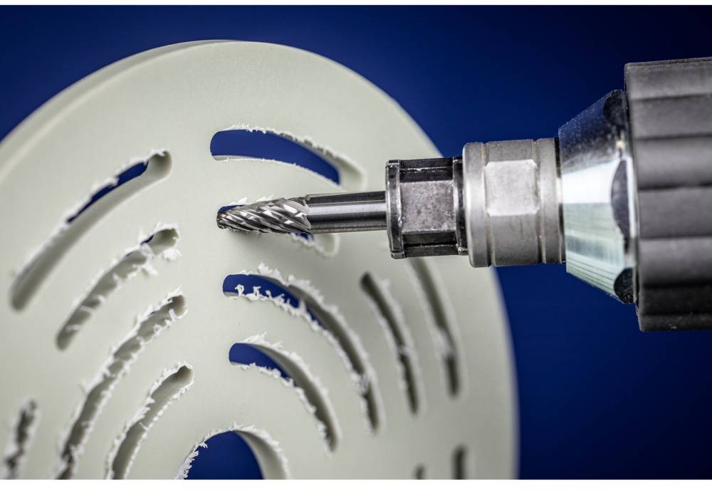 PFERD TOOLS 21001019 Burr Carbide metal Pointed arch Length 55 mm Product size (Ø) 6 mm Working length 18 mm Shank diame-1