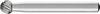 PFERD TOOLS 22420036 Burr HSS Sphere 8 mm Length 55 mm Product size (Ø) 8 mm Working length 7 mm Shank diameter 6 mm 1-piece