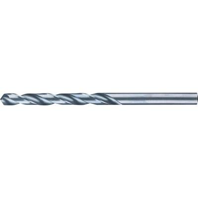 Metal drill with a pointed tip and spiral-cutting tool, suitable for drilling into hard materials.