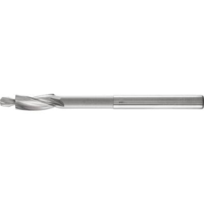 A gleaming shank cutter with spiral metal cutting edges, suitable for machining hard materials in industrial mechanics.