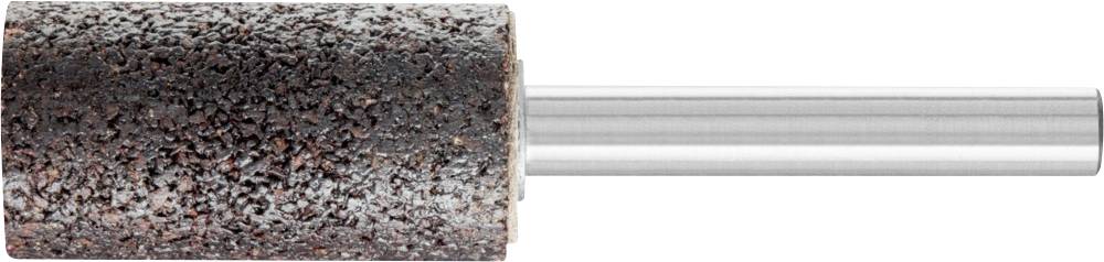 A cylindrical grinding attachment with a metallic shaft, used for fine machining or polishing surfaces.