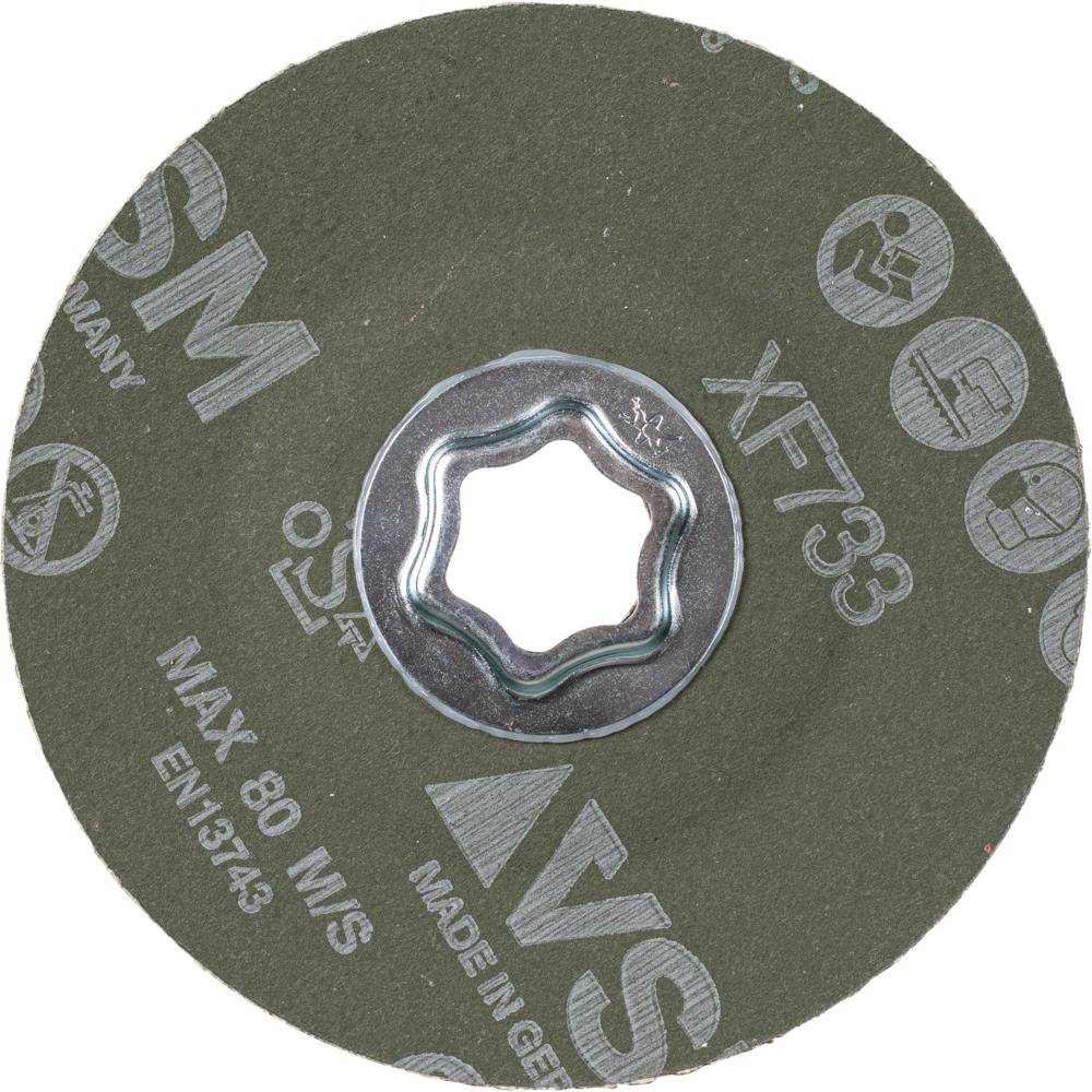 PFERD TOOLS 64194006 COMBIKLICK ceramic grain fiber disc Ø 115 mm CO-ALU 60 for soft non-ferrous metals Diameter 115 mm-1