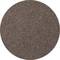 A single-coloured, brown circle with a texture reminiscent of a coarse, textile surface.