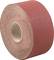 A large roll of sandpaper, rust-brown, on a white background. Ideal for sanding work in workshop or construction.