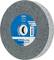 Grinding Wheel 'PFERD POLINOX-PNER', 150x25.4mm, max. 5,100 rpm, grey surface, blue label with logo and product information.